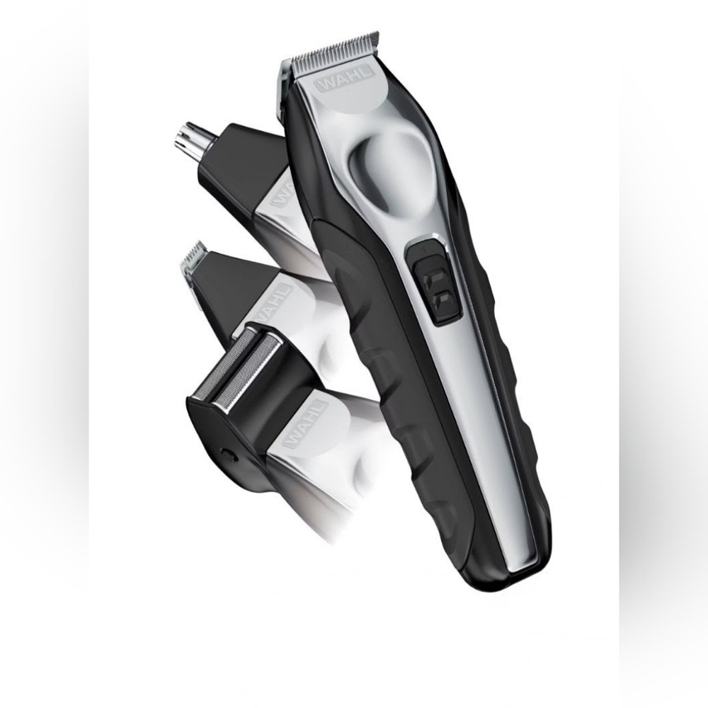 WAHL Rechargeable Cordless All-In-One Lithium-Ion Trimmer - Black & Silver - Picture 3 of 8